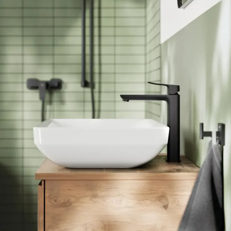 Grohe Dice wastafelmengkraan XL-Size Mat Zwart