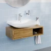 Grohe Dice wastafelmengkraan M-Size Push open Chroom
