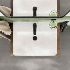 Grohe Dice wastafelmengkraan S-Size Push open Mat Zwart