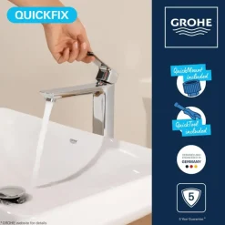 Grohe Dice wastafelmengkraan XL-Size Chroom