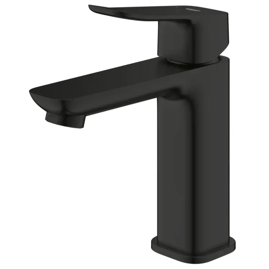 Grohe Dice wastafelmengkraan M-Size Push open Mat Zwart