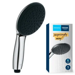 Grohe douchekop Quickfix Vitalio Start 110 handdouche waterbesparend 1 stand ø 11 cm chroom