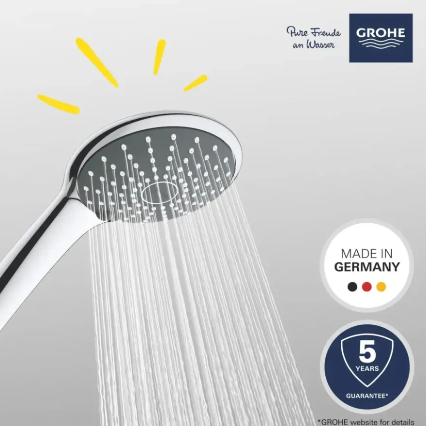 Grohe douchekop Quickfix Vitalio Joy handdouche 2 standen ø 11 cm chroom