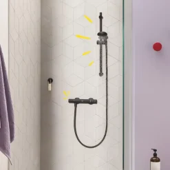 Grohe douchekraan Precision Start mat zwart