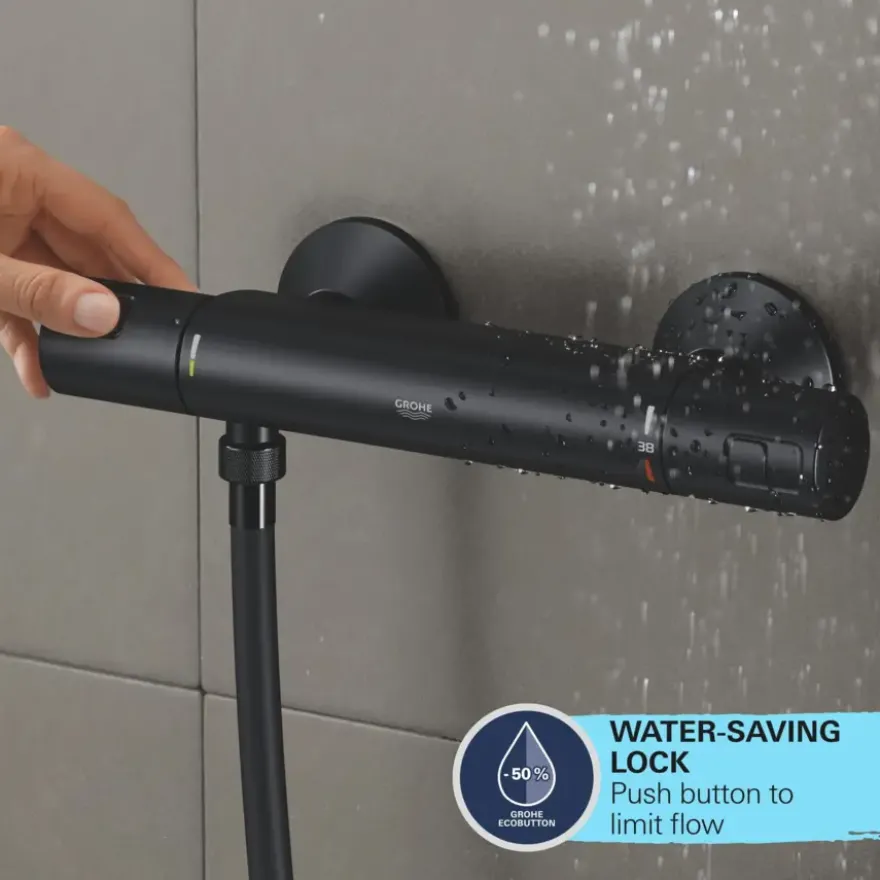 Grohe douchekraan Precision Start mat zwart