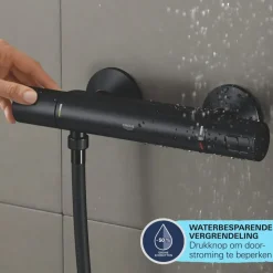 Grohe douchekraan Precision Start mat zwart