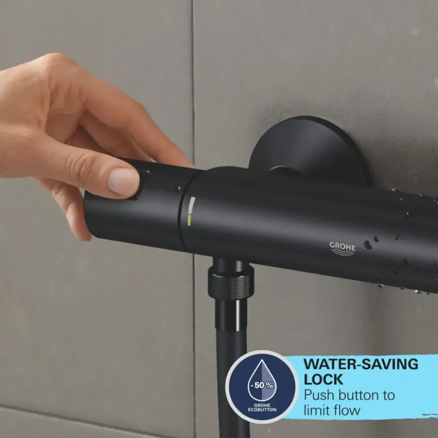 Grohe douchekraan Precision Start mat zwart