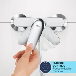 Grohe douchemengkraan Start mat zwart 15 cm