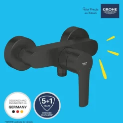 Grohe douchemengkraan Start mat zwart 15 cm