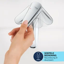 Grohe douchemengkraan Start mat zwart 15 cm