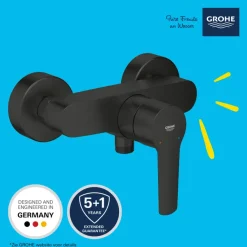 Grohe douchemengkraan Start mat zwart 15 cm