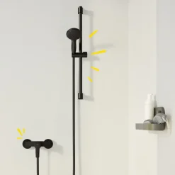 Grohe douchemengkraan Start mat zwart 15 cm
