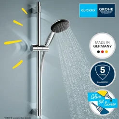 Grohe doucheset Quickfix Vitalio Start 110 - 1 stand chroom