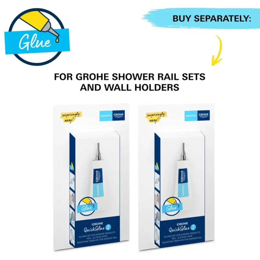 Grohe doucheset Quickfix Vitalio Start 110 - 1 stand chroom