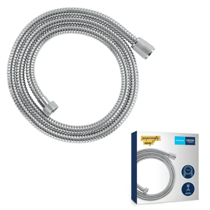 Grohe doucheslang VitalioFlex Metal metaal 150 cm chroom
