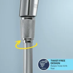 Grohe doucheslang VitalioFlex Trend kunststof 125 cm chroom