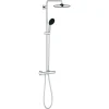 Grohe douchesysteem Vitalio Start 250 met handdouche en thermostaatkraan 2 standen chroom, max. 8,0 L/min bij 3 bar - hartafstand kraan 15 cm