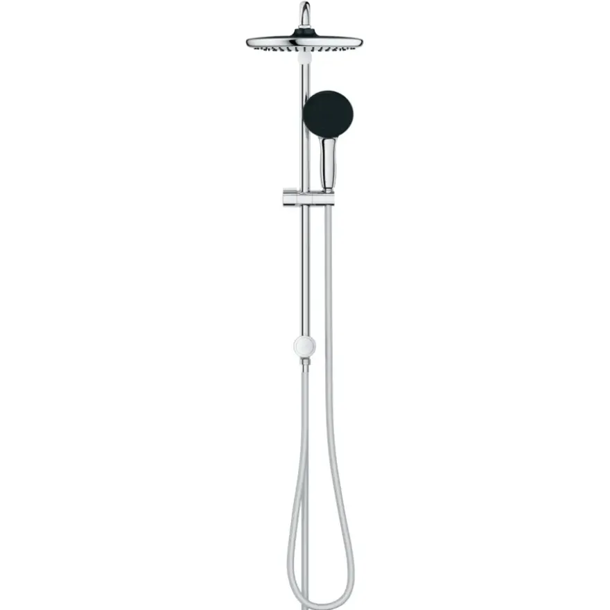 Grohe Douchesysteem Vitalio Start 250 met omstelling Rond, Max. 8,0L/M Bij 3 Bar Chroom - hartafstand kraan 15 cm