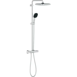 Grohe Douchesysteem Vitalio Comfort 250 met thermostaatkraan, Max. 8,0L/M Bij 3 Bar - Chroom - hartafstand kraan 15 cm