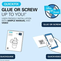 Grohe Handdoekhaak QuickFix Start Mat Zwart