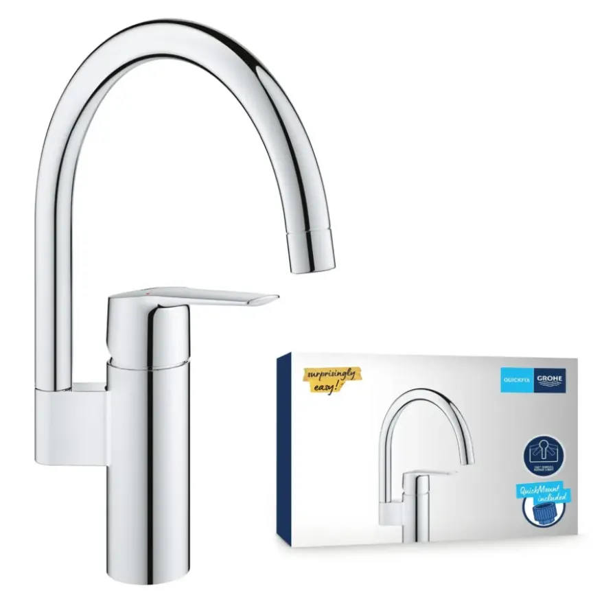 Grohe keukenkraan Start hoge uitloop QuickFix chroom