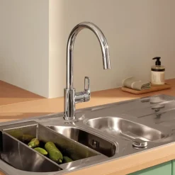 Grohe keukenkraan Start Loop hoge C-uitloop uitrekbaar chroom