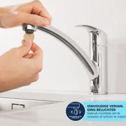 Grohe Keukenmengkraan Start Loop middelhoge uitloop Chroom