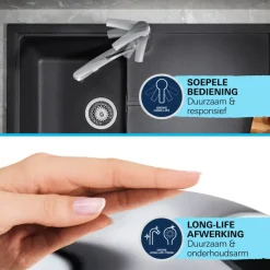 Grohe Keukenmengkraan Start Loop middelhoge uitloop Chroom