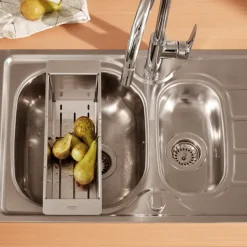 Grohe Keukenmengkraan Start Edge Hoge Uitloop Uittrekbare Mousseur Chroom