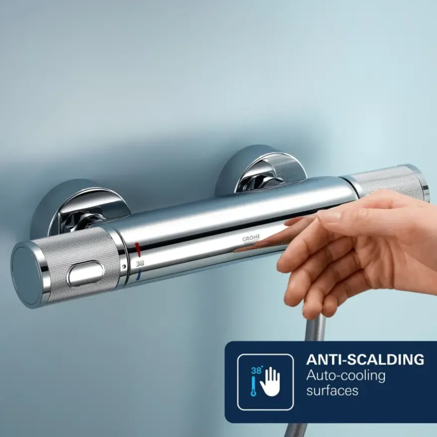 Grohe Precision Feel thermostatische douchekraan chroom 15 cm