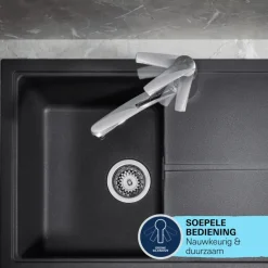 Grohe Quickfix keukenkraan Start uittrekbare Dual spray