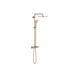 Grohe regendoucheset Euphoria XXL 310 met handdouche en thermostaatkraan koper