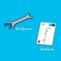 Grohe regendoucheset Quickfix Vitalio Joy XXL - hoofddouche 31 cm - met handdouche en thermostaatkraan 3 standen chroom - hartafstand kraan 15 cm