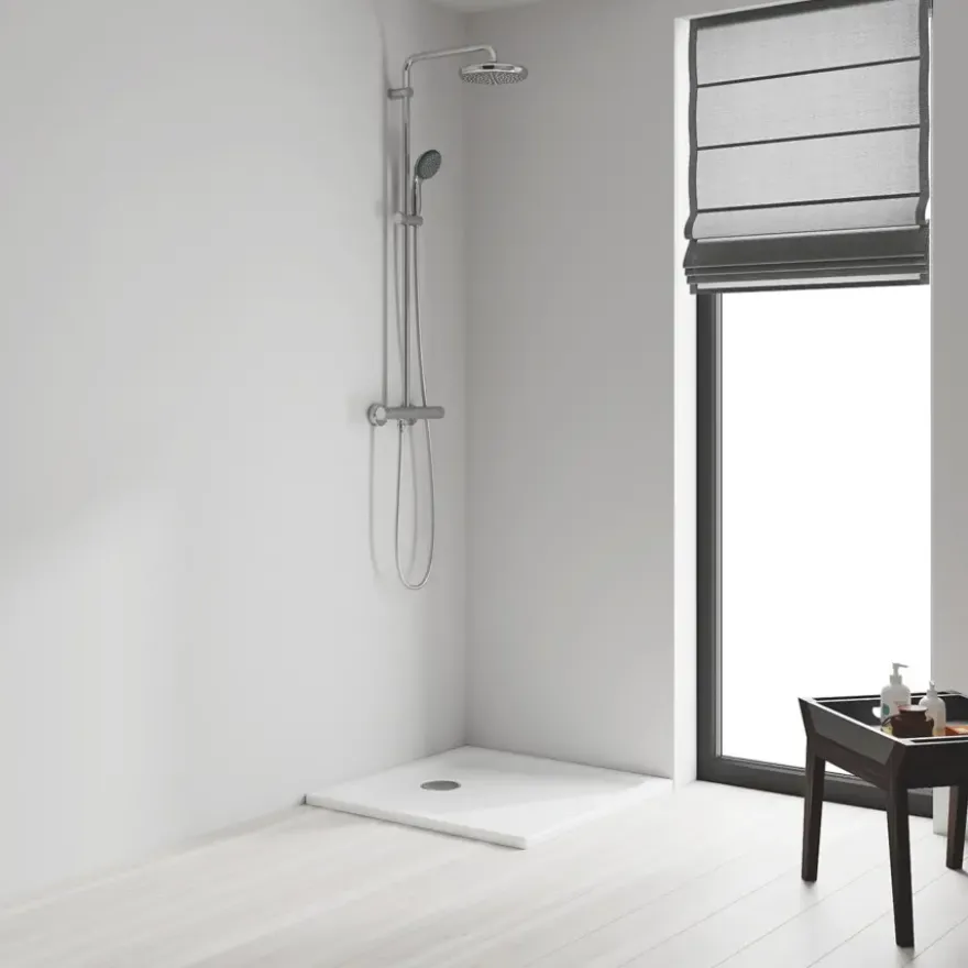 Grohe regendouche Vitalio Start 210 met thermostatische douchekraan