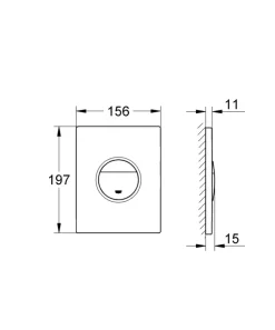 Grohe Sail Bedieningspaneel Wit