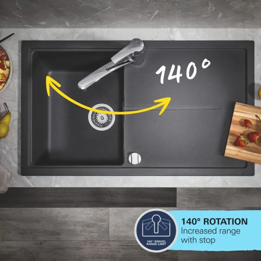 Grohe Start Eco eenhendel keukenkraan chroom