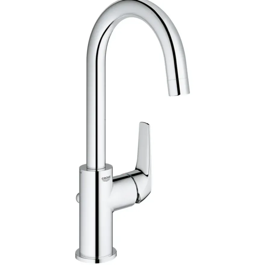 GROHE Start Flow L-size éénhendel wastafelkraan met waste Chroom