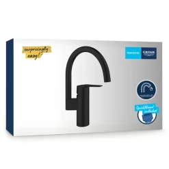 Grohe Start Keukenmengkraan C-Uitloop Mat Zwart