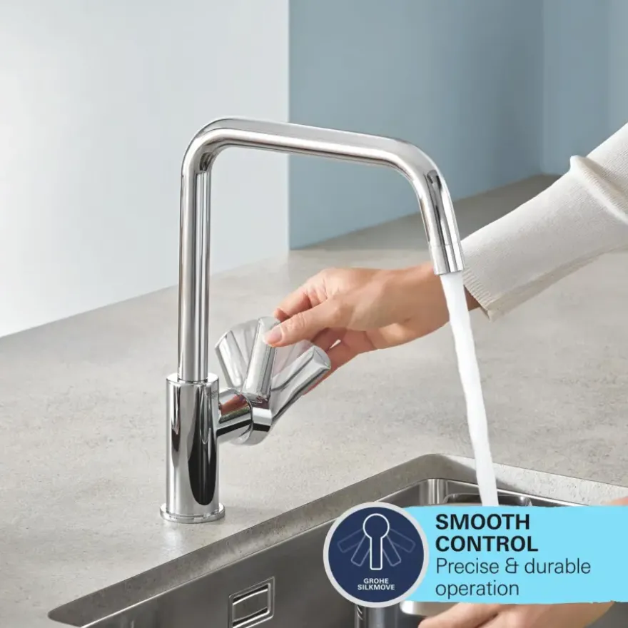 Grohe Start Keukenmengkraan C-Uitloop Mat Zwart
