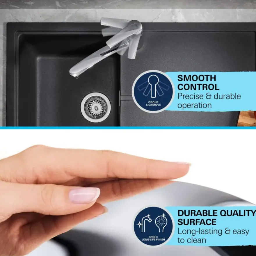 GROHE Swift éénhendel keukenkraan Chroom