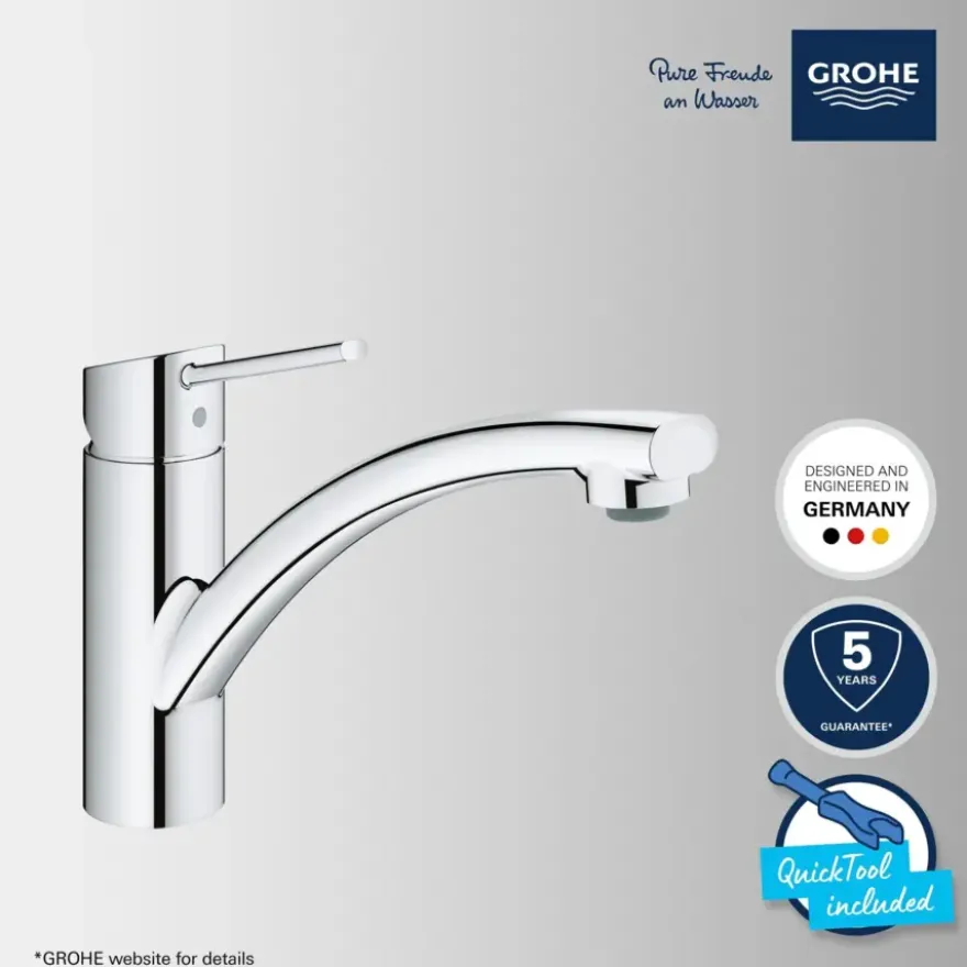 GROHE Swift éénhendel keukenkraan Chroom