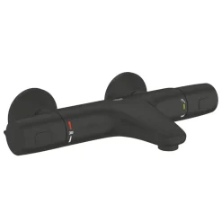 Grohe Thermostatische Badkraan Precision Trend met omstel 15cm Mat Zwart