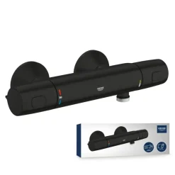 Grohe Thermostatische Douchekraan Precision Trend New 12 cm Mat Zwart