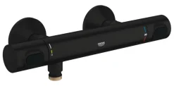 GROHE thermostatische douchekraan Precision Flow mat zwart 15 cm