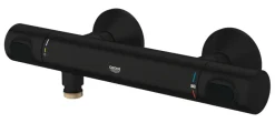 GROHE thermostatische douchekraan Precision Flow mat zwart 15 cm