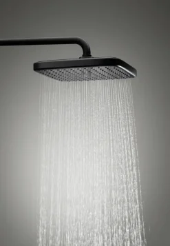 GROHE Vitalio Comfort 2025 regendouchesysteem met omstelkraan mat zwart