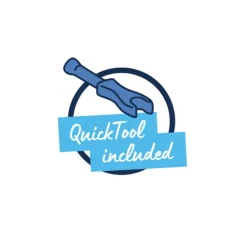 Grohe wastafelkraan start M-size met waste Quickfix chroom