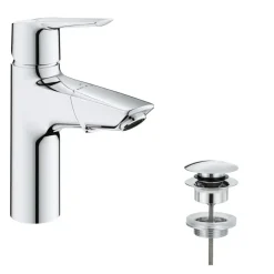 Grohe wastafelkraan Start M-size uittrekbaar QuickFix chroom