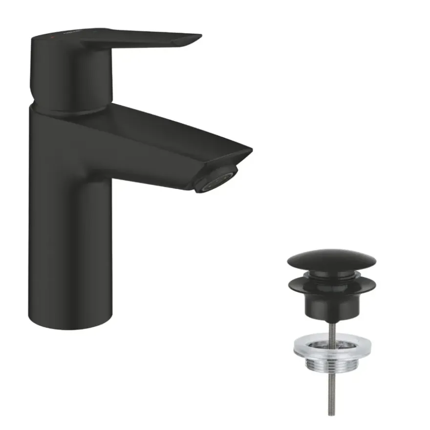 Grohe wastafelkraan Start S-size QuickFix mat zwart