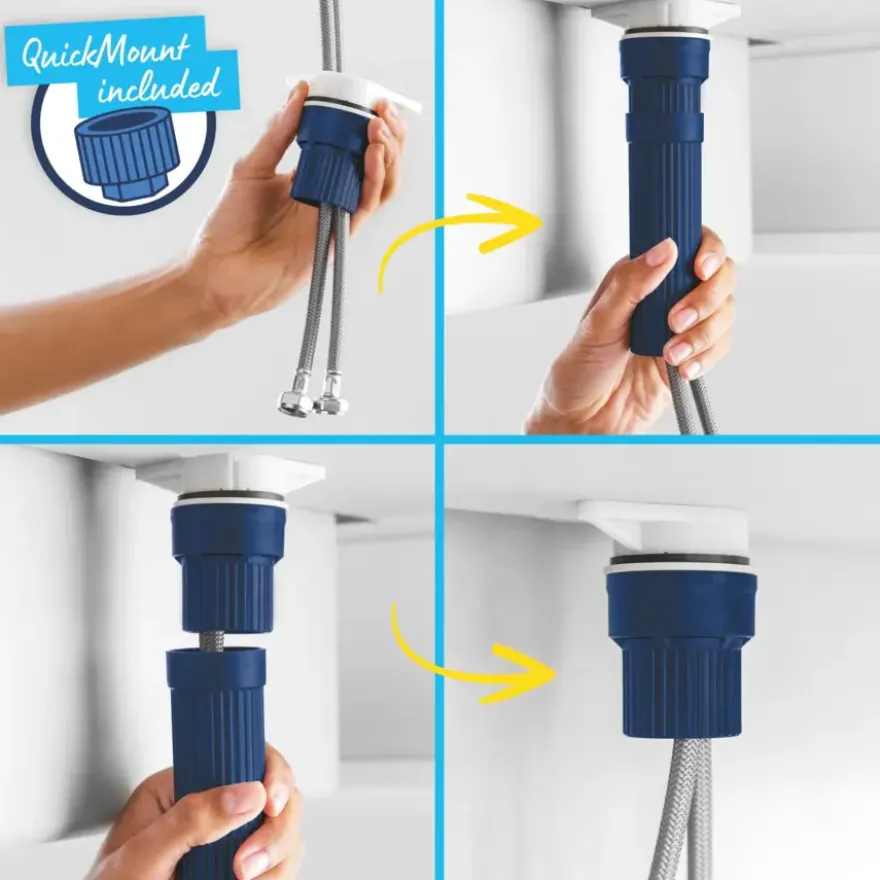 Grohe wastafelkraan Start S-size QuickFix mat zwart